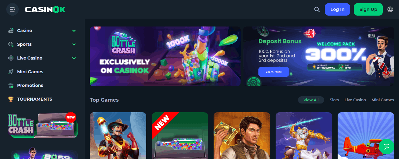 CasinOK - strona główna